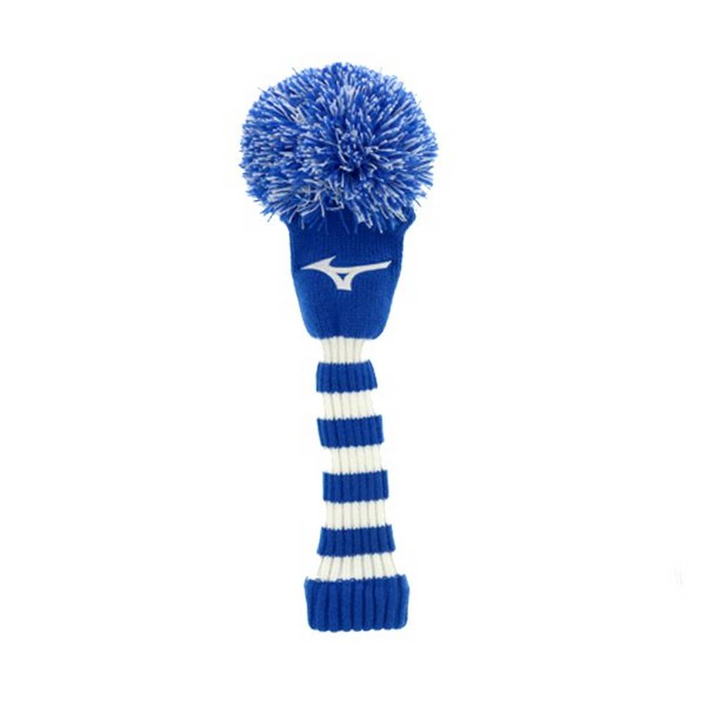 Damske Pokrývka hlavy Mizuno Knit Pom Fairway Modre/Biele Vypredaj FVCG76914